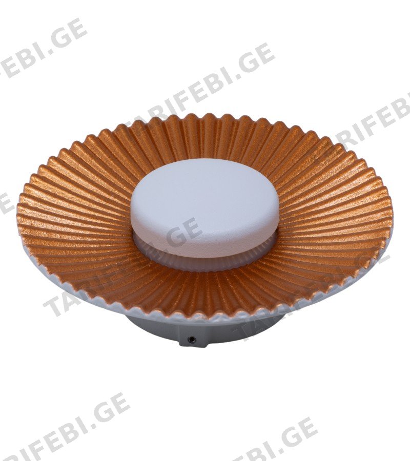 კედლის სანათი LED GZLX-X922 12W 4000K ( IP65 ) ფერი. GOLD - WHITE