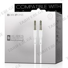 BOROFONE BL1 Audiolink AUX audio cable White