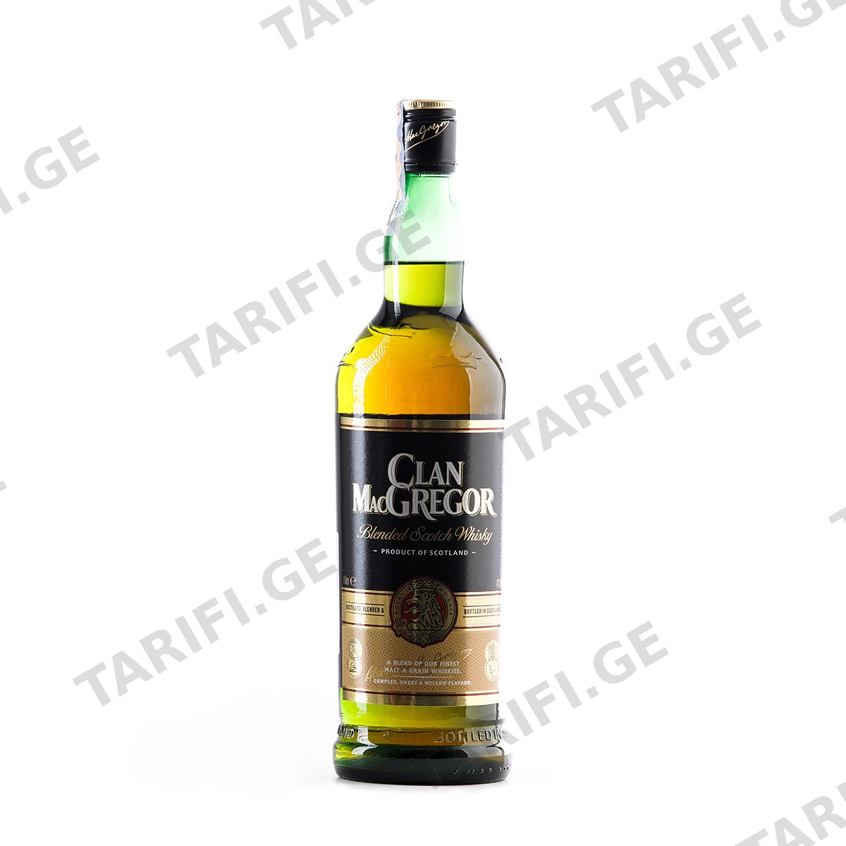 ვისკი "Clan Macgregor" 40% 1ლ