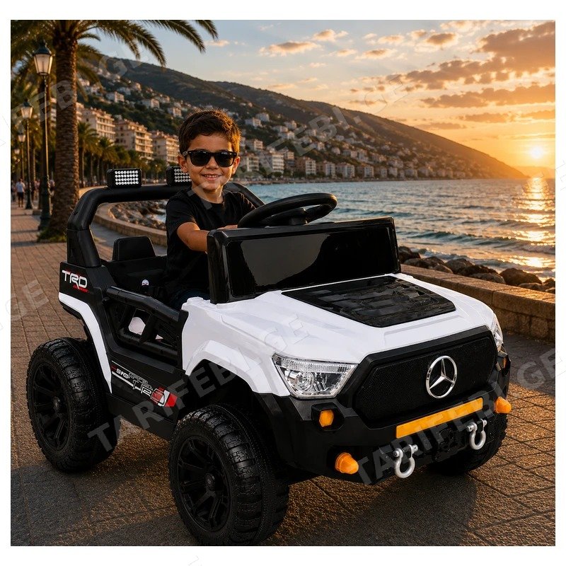 საბავშვო ელექტრო მანქანა MERCEDES-BENZ GM-505-PINK 2 ძრავით, 12V