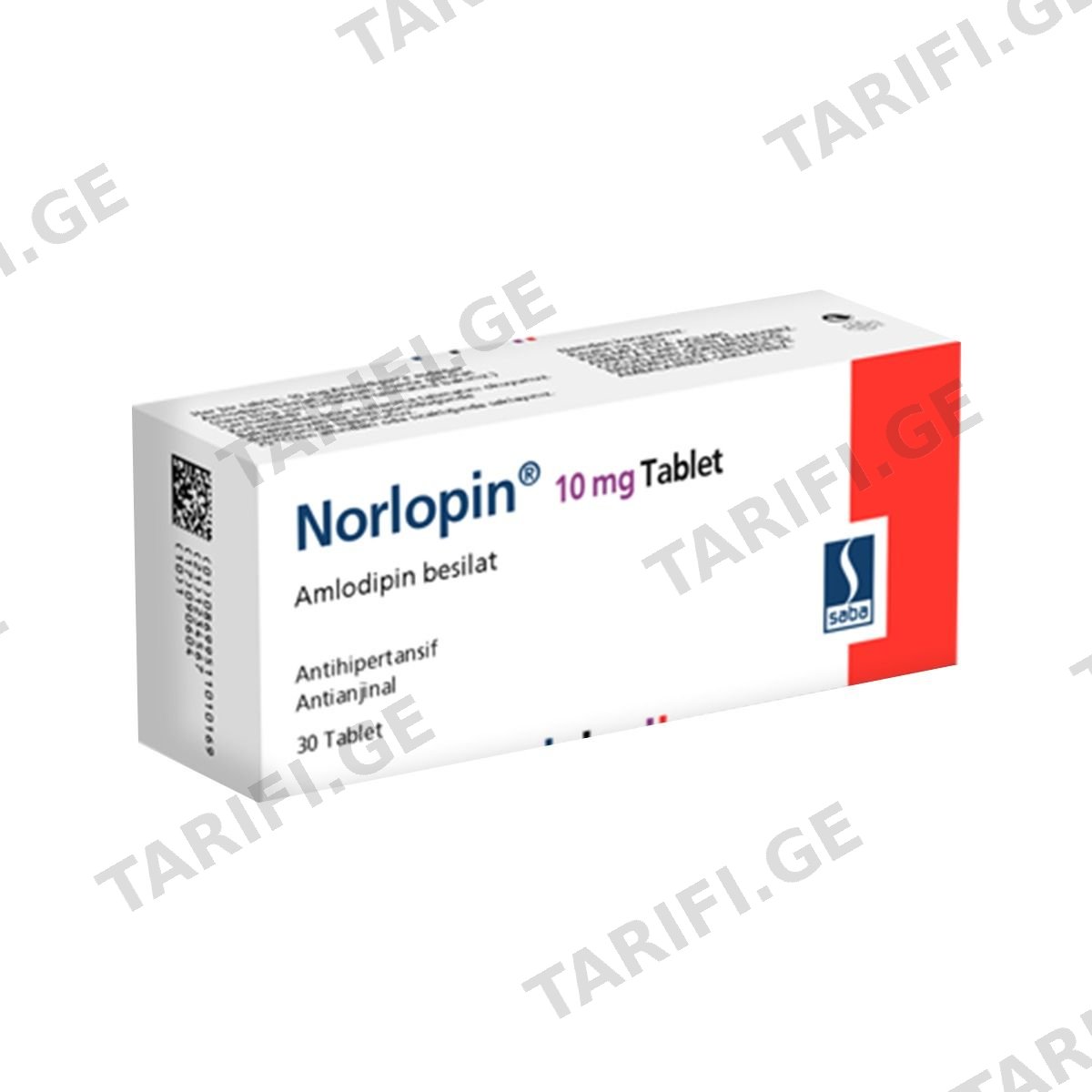 ნორლოპინი - Norlopin 10მგ 30 ტაბლეტი