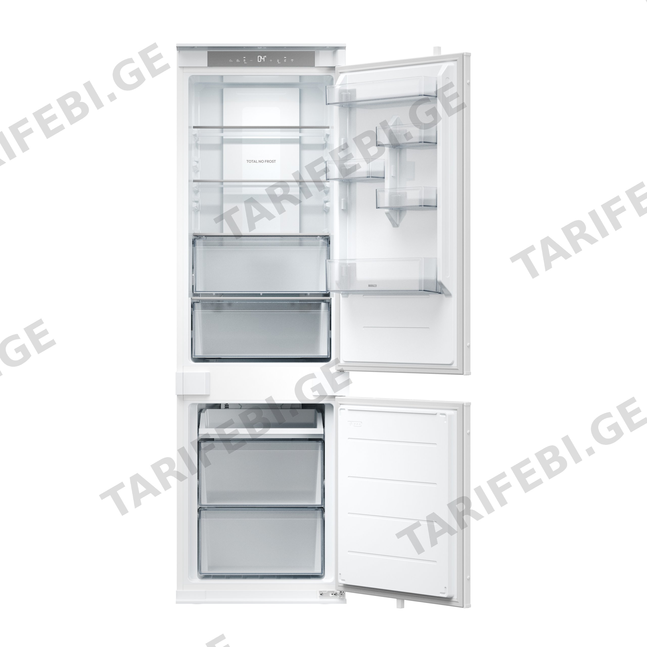 მაცივარი ჩასაშენებელი MARAZZI MBI-BC2-251W-h თეთრი