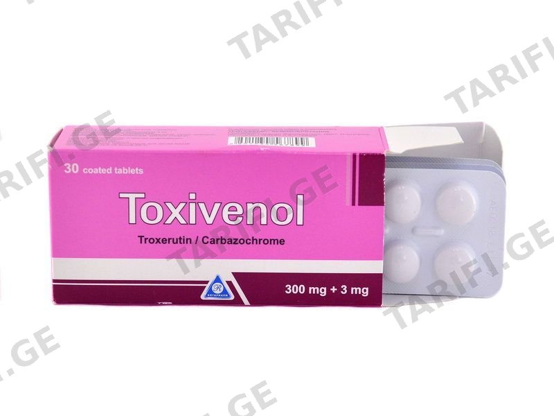 ტოქსივენოლი ტაბ.300მგ/3მგ.N30