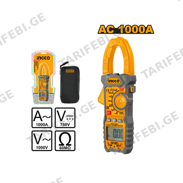 ციფრული საზომი 1000AMP INGCO(DCM100014)