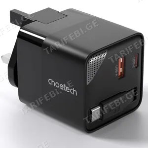 Choetech PD6091 65W Charger with Cable Black