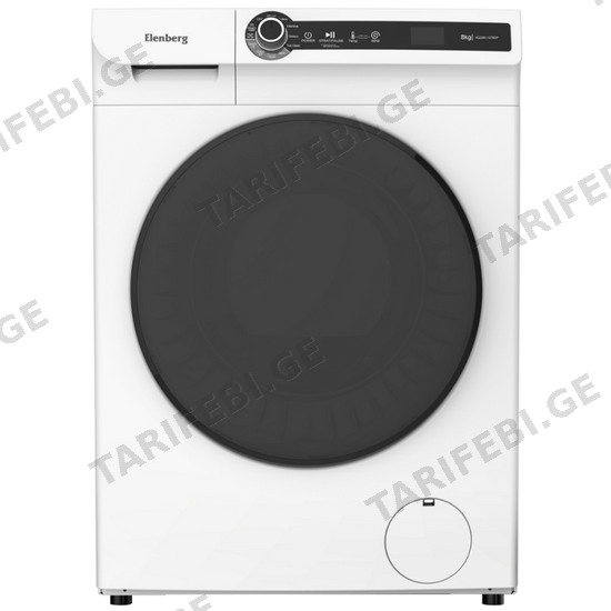 სარეცხის მანქანა ELENBERG EBG-812W-FD (8 KG, 1200 RPM)