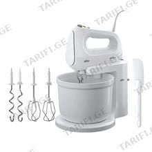 BRAUN HM1070WH ხელის მიქსერი ჯამით