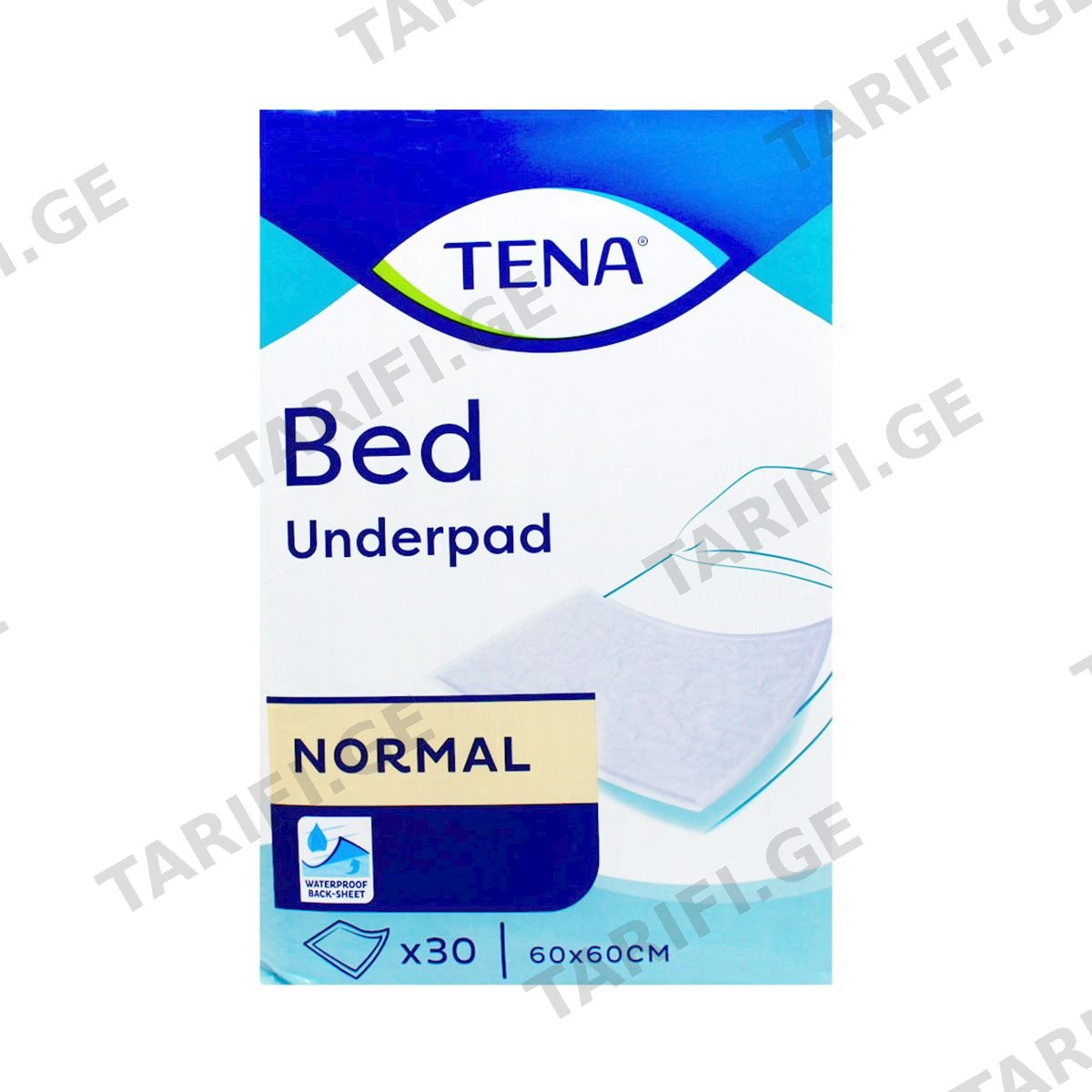 Tena - ტენა მწოლიარეს ზეწარი 60X60 30 ცალი 5427