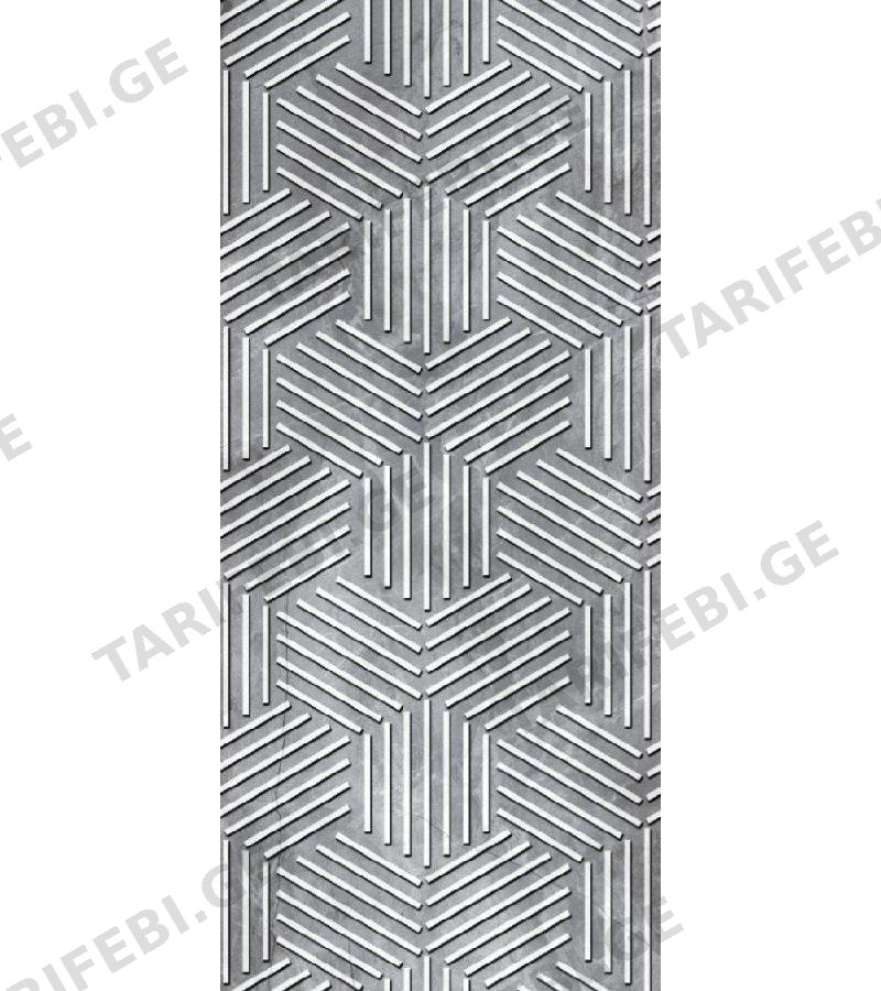 კერამიკ. ფილა ZEUS HEXAGONEL D. GREY MOTIF SERAMIKSAN 30*60