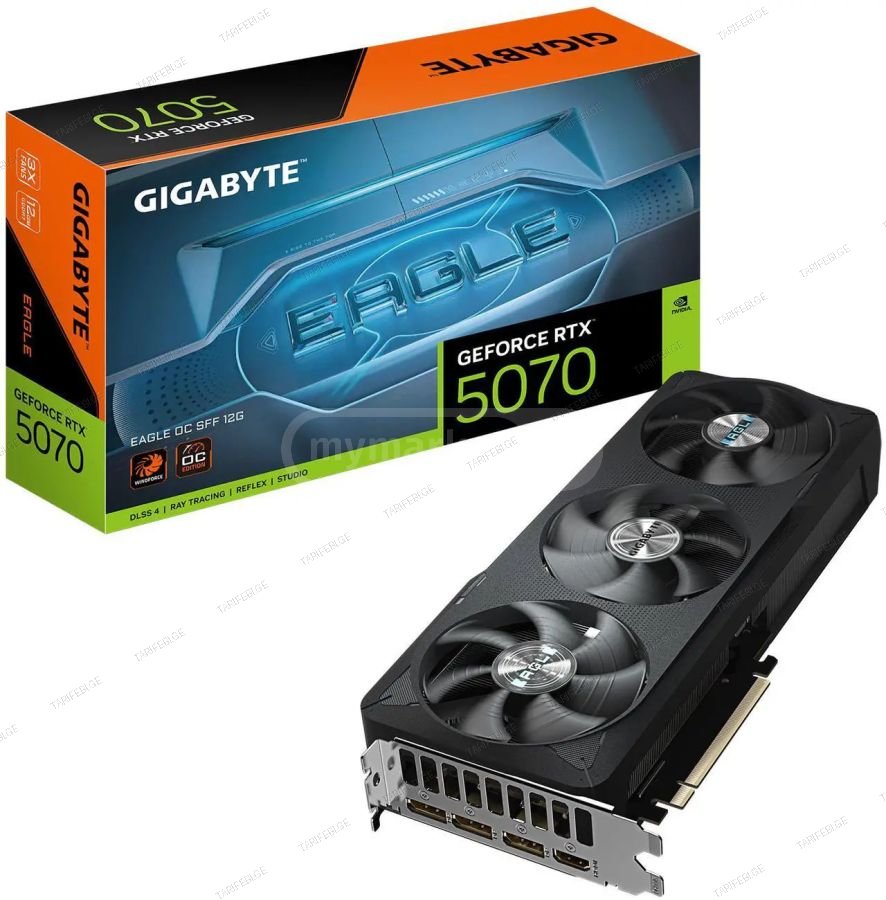 ვიდეობარათი GIGABYTE GeForce RTX 5070 12GB GDDR7 EAGLE OC