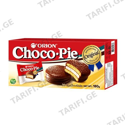 ორცხობილა "ჩოკო პაი" 30 გრ 6ც