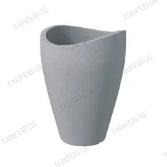 ქოთანი პლასტმმასის  Scheurich STONY GRAY 40/254 HOCHGEFAESS
