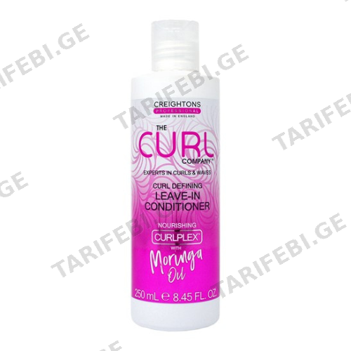 კრეიტონსი Curl - კონდიცინერი მკვებავი ყველა ტიპის ხვეული თმის ჩამობანის გარეშე 250მლ