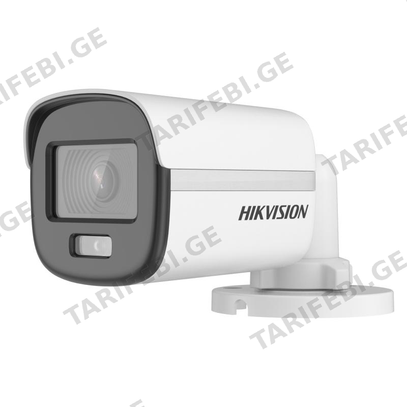 კამერა,Hikvision, DS-2CE10KF0T-FS, 2.8mm,HDTVI,5mp,Bullet,Fix,WL20m,ColorVu,Mic