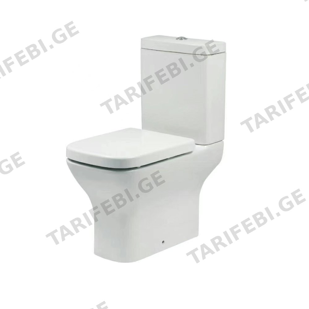უნიტაზი-კომპაქტი HE-0006A Dual Flush+Soft Close