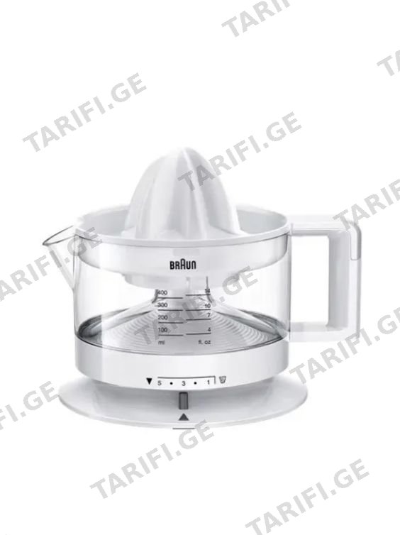 ციტრუსის საწური BRAUN CJ3000WH