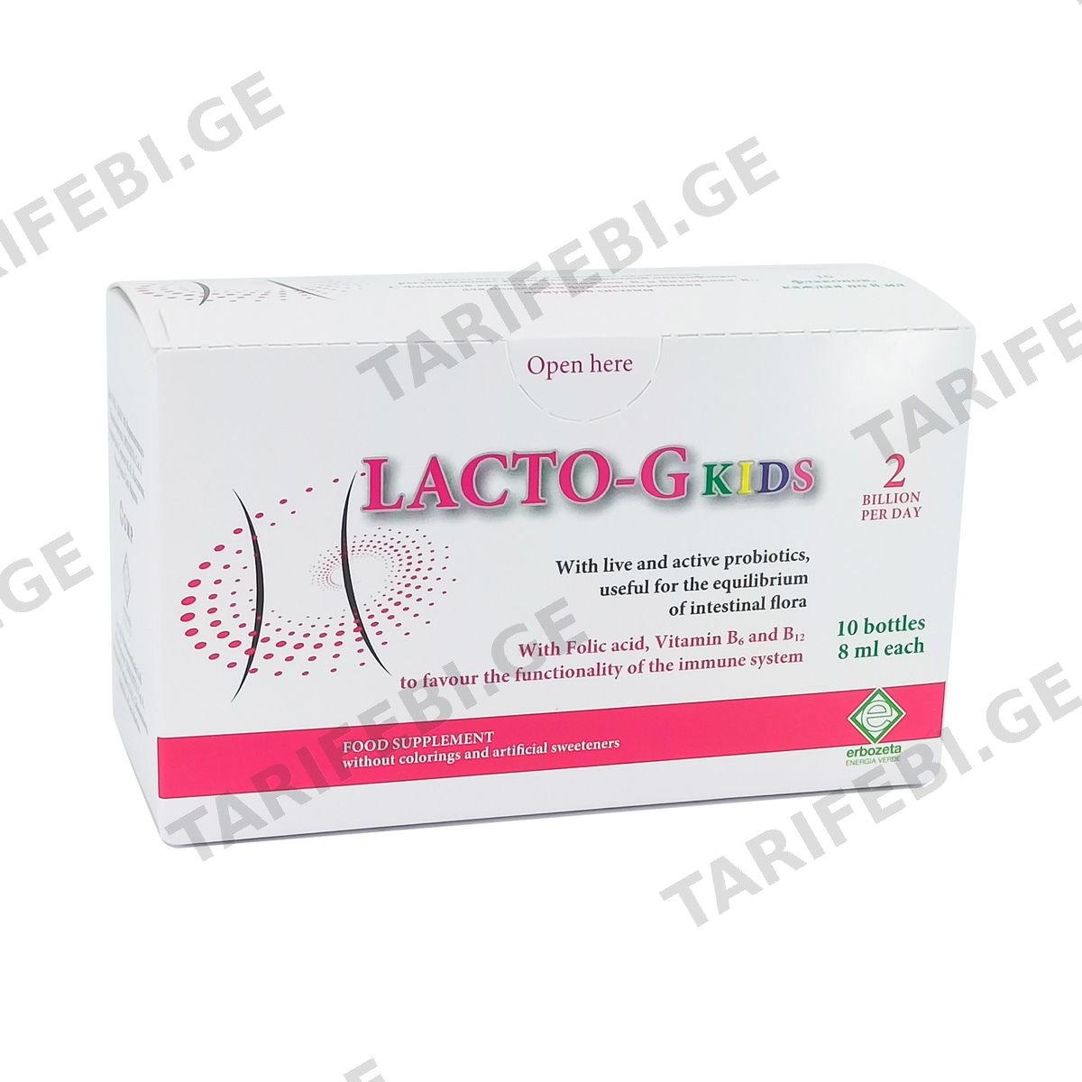 ლაქტო G - Lacto G კიდსი 10 ფლაკონი