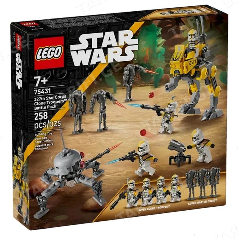 ასაწყობი კონსტრუქცია LEGO 75431 STAR WARS 327TH STAR CORPS CLONE TROOPERS BATTLE PACK