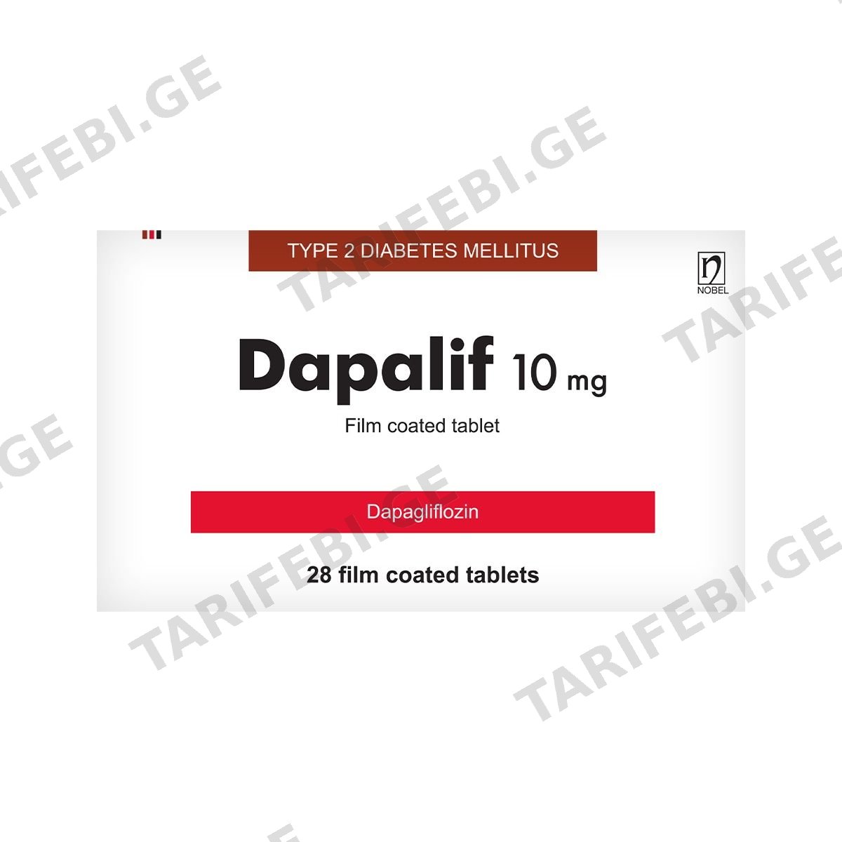 დაპალიფი - Dapalif 10მგ 28 ტაბლეტი