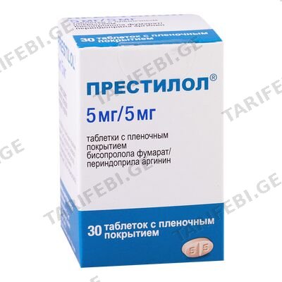 პრესტილოლი 5/5მგ #30ტ