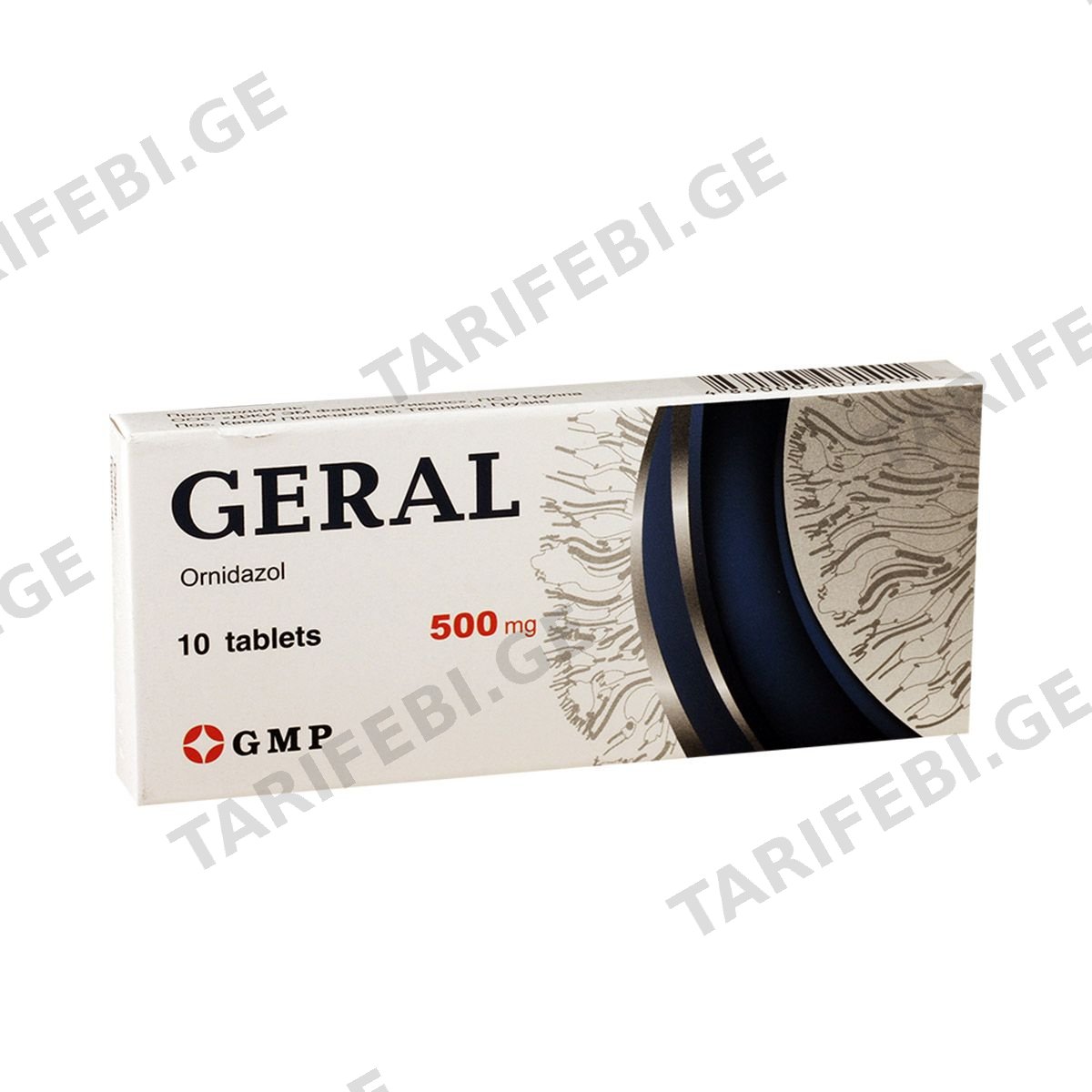 გერალი - Geral 500მგ 10 ტაბლეტი