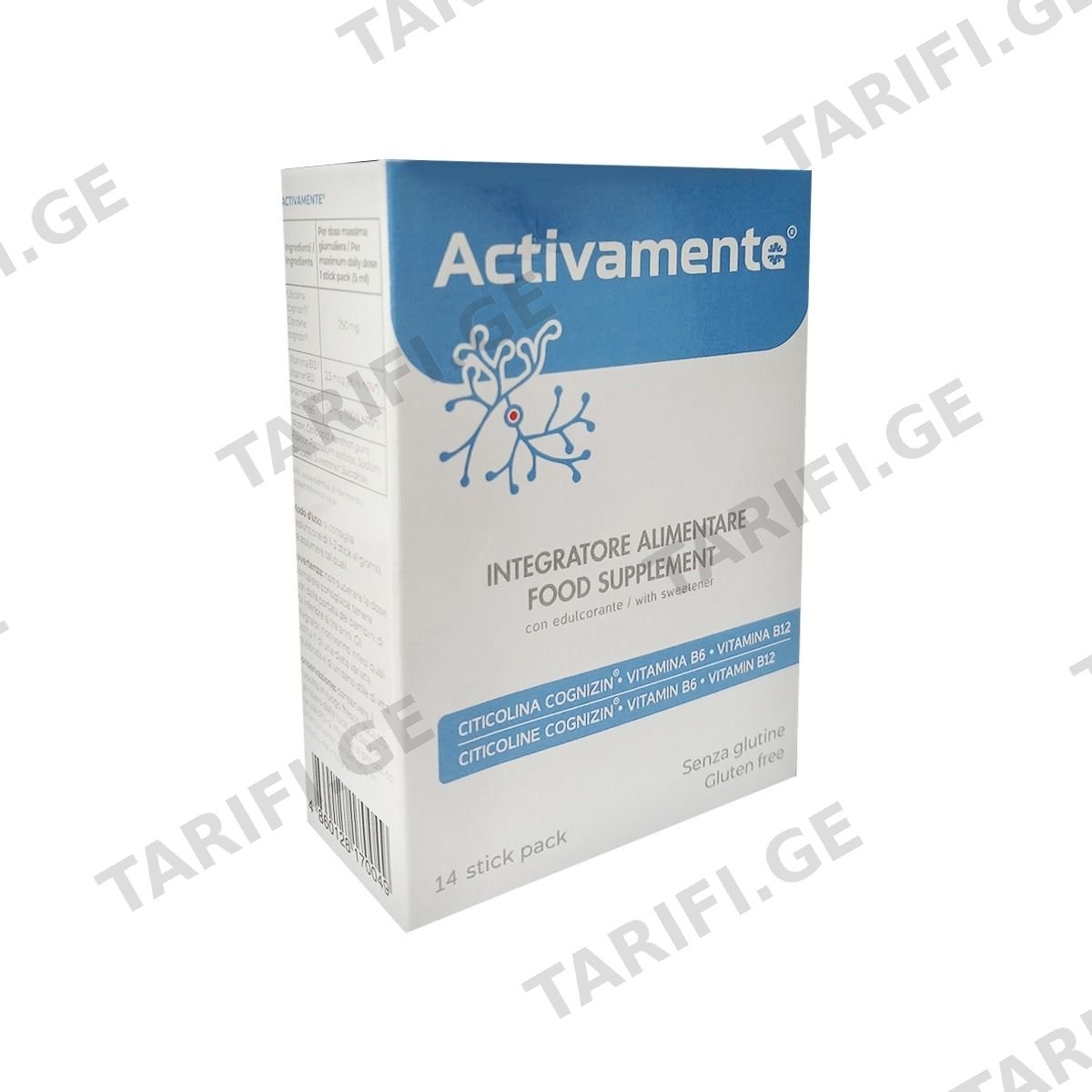 აქტივამენტი - Activamente 5მლ 14 სტიკი