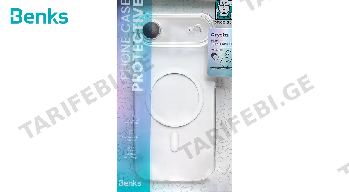 iPhone Air Transparent Case with MagSafe and Camera Control Button. Hard Case.