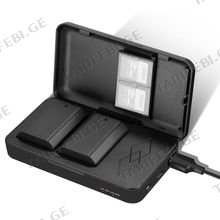 NEEWER MULTI FUNCTION BATTERY CHARGER CASE+2×NP-FZ100 BATTERY(I) ელემენტი
