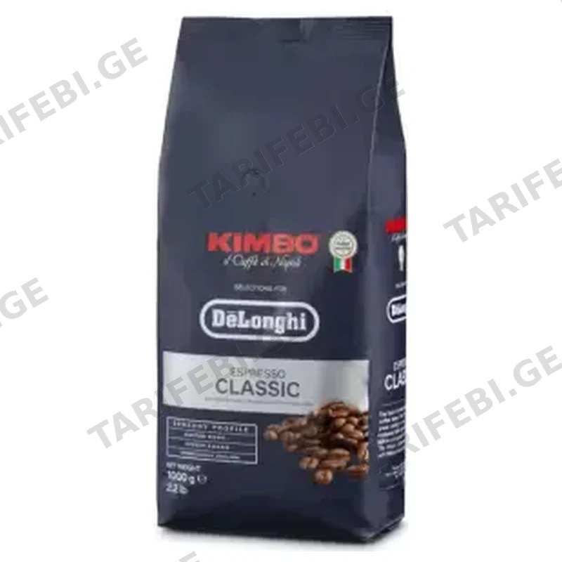 ყავის მარცვლები DELONGHI KIMBO CLASSIC DLSC611 1 კგ