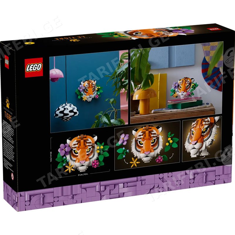 ასაწყობი კონსტრუქცია (ლეგო) LEGO 31217 CONSTRUCTOR ART THE FAUNA COLLECTION - TIGER
