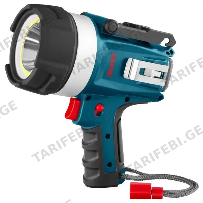 დატენვადი პროჟექტორი ფანარი RONIX RH-4235 2500LM IP67