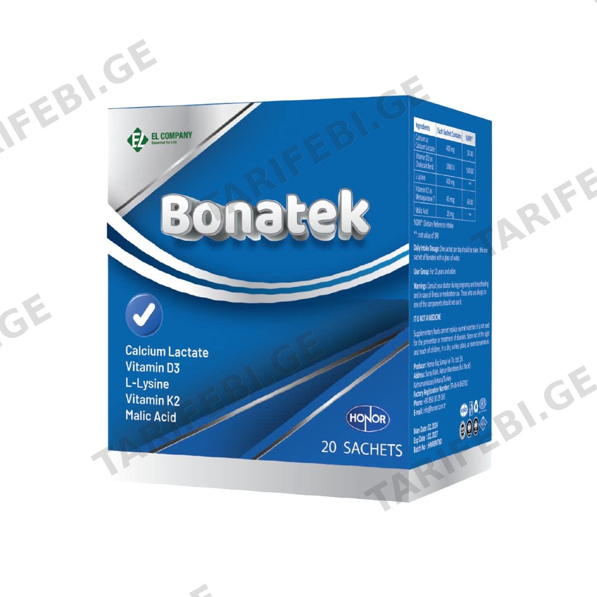 ბონატეკი - Bonatek 20 პაკეტი