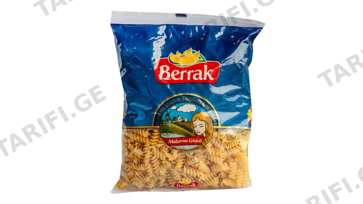 BERRAK მაკარონის ნაწარმი პრუჟინა 500გრ BERRAK pasta products Spring 500g