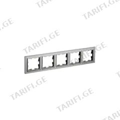 ჩარჩო IEK BR-M52-K46 BRITE 5 უნივერსალური ნაცრისფერი