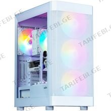 კომპიუტერის ქეისი ZALMAN I4TGWHITE MIDT, ATX, MINI-ITX, MICRO-ATX, USB 2.0, USB 3.0