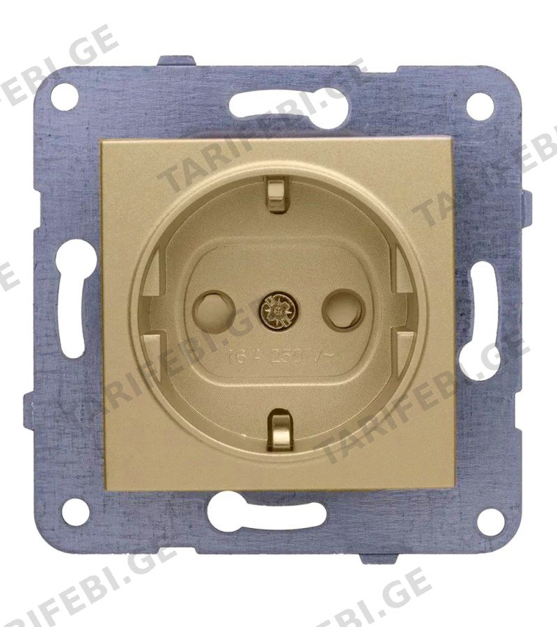 როზეტის მექანიზმი დამიწებით KARRE PLUS BRONZ WKTT02022BR-EU1 Panasonic