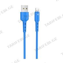 HOCO X30 Star Charging data cable for Lightning Blue