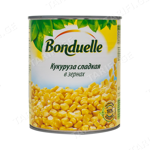 სიმინდის კონსერვი / ბონდუელი / 850 გრ