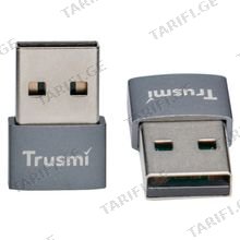 Trusmi CA01-04 USB-A 2.0 Male to Type-C Female ადაპტერი