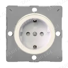 როზეტი Varilight EG5FWY.MW Schuko დამიწებით მქრქალი თეთრი