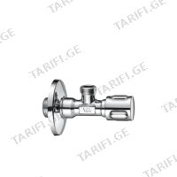 (1/2"x3/8") კუთხის ვენტილი ZAMAK სახელურით VA-ALBERTONI
