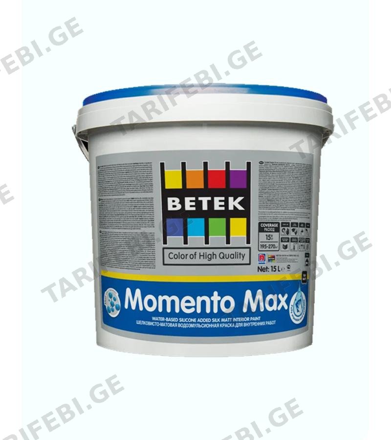 საღებავი Betek Momento MAX RG3 15ლტ