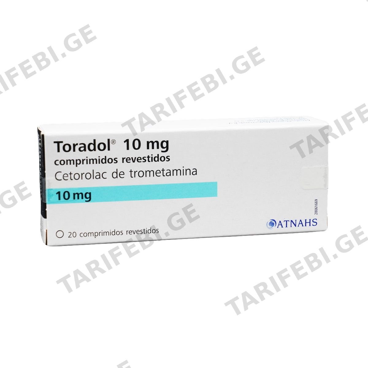 ტორადოლი - Toradol 10მგ 20 ტაბლეტი