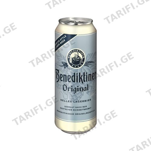ლუდი 0.5ლ ქილა ბენედიქტინერი ჰელი