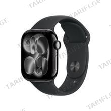 Apple Watch Series 11 GPS 42mm Jet Black Aluminium Case With Black Sport Band MEQU4 M/L სმარტ საათი
